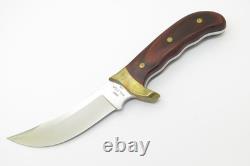 Vintage 1980s Buck 401 Kalinga Fixed Blade Hunting Knife & Custom Sheath