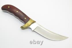 Vintage 1980s Buck 401 Kalinga Fixed Blade Hunting Knife & Custom Sheath