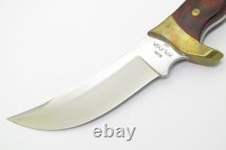 Vintage 1980s Buck 401 Kalinga Fixed Blade Hunting Knife & Custom Sheath