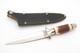 Vintage 1980s Valor Miami 491 Seki Japan Stag Fixed Dagger Short Commando Knife