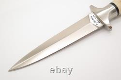 Vintage 1980s Valor Miami 491 Stag Seki Japan Short Commando Fixed Dagger Knife