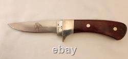 Vintage 1985 Case XX Arapaho R503 SSP Fixed Blade Hunting Knife Wood 5-Dots