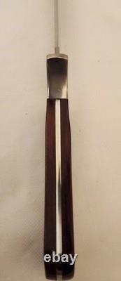 Vintage 1985 Case XX Arapaho R503 SSP Fixed Blade Hunting Knife Wood 5-Dots