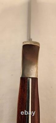 Vintage 1985 Case XX Arapaho R503 SSP Fixed Blade Hunting Knife Wood 5-Dots