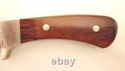 Vintage 1985 Case XX Arapaho R503 SSP Fixed Blade Hunting Knife Wood 5-Dots