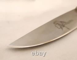 Vintage 1985 Case XX Arapaho R503 SSP Fixed Blade Hunting Knife Wood 5-Dots