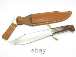 Vintage 1986 Western USA W49 Fixed Blade Survival Bowie Knife & Sheath