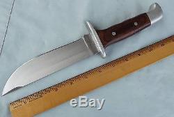 Vintage 1988 BUCK 124 U. S. A. Frontiersman Hunting Knife withSheath Made in USA
