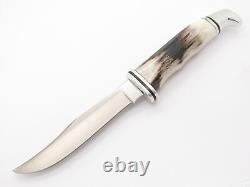 Vintage 1988 Buck 102 Woodsman Stag Fixed Blade Hunting Knife (2)