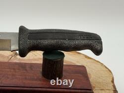 Vintage (1988) Buck USA 619 Woodsmate Fixed Blade withsheath Rubber Handle-1983.26