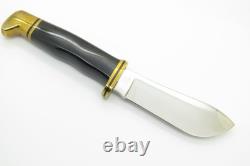 Vintage 1990 Buck 103BP Gold Series Skinner Hunter Mirror Fixed Hunting Knife