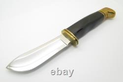 Vintage 1990 Buck 103BP Gold Series Skinner Hunter Mirror Fixed Hunting Knife