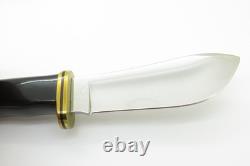 Vintage 1990 Buck 103BP Gold Series Skinner Hunter Mirror Fixed Hunting Knife
