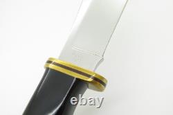 Vintage 1990 Buck 103BP Gold Series Skinner Hunter Mirror Fixed Hunting Knife