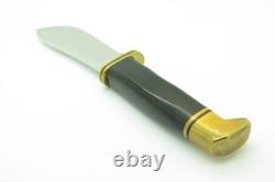 Vintage 1990 Buck 103BP Gold Series Skinner Hunter Mirror Fixed Hunting Knife