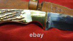 Vintage 1990 Hen and Rooster NKCA Limited Edition Hunting Knife and Sheath