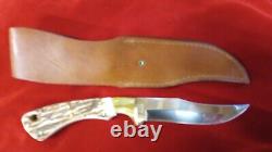 Vintage 1990 Hen and Rooster NKCA Limited Edition Hunting Knife and Sheath