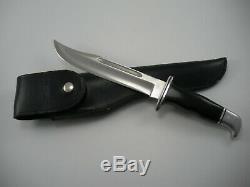 Vintage 2 Line Inverted Pre Date Code Buck 120 General Knife With Sheath