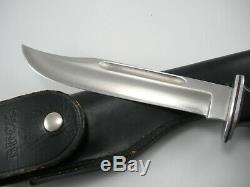 Vintage 2 Line Inverted Pre Date Code Buck 120 General Knife With Sheath