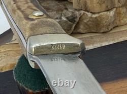 Vintage (2nd Qtr 1972) Handmade Puma Buddy withstag handles sheath-846.26 Vintage (2nd Qtr 1972) Handmade Puma Buddy withstag handles sheath-846.26