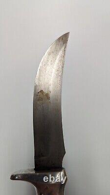Vintage #50 Edge Mark Fixed Blade Hunting Knife-Stag Handle-Solingen Germany