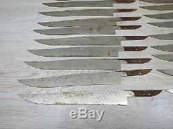 Vintage 50 Stück Klingenrohling Messerklinge Jagdnicker Knife Blank Blade