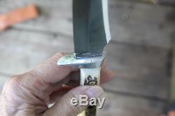 Vintage 6393 Puma Skinner Fixed Blade Stag Hunting Knife With Sheath no. 33073