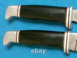 Vintage'68-72 Buck USA 115 Combo Twin Set Knives 103 118 Hunting ...