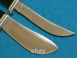 Vintage'68-72 Buck USA 115 Combo Twin Set Knives 103 118 Hunting Skinning Knife