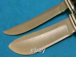 Vintage'68-72 Buck USA 115 Combo Twin Set Knives 103 118 Hunting Skinning Knife