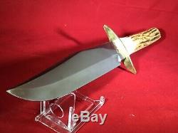 Vintage 70s 13.5 Solingen German Edge Brand 443 Hunting, Skinning Bowie Knife