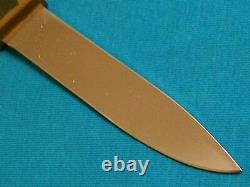 Vintage'70s Gerber USA A400camo Hunting Skinning Survival Knife Sheath Knives Ec