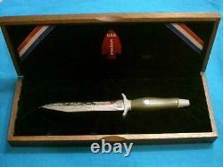 Vintage'82 Gerber USA Mark II Vietnam Navy Commando Combat Fighting Knife Bowie