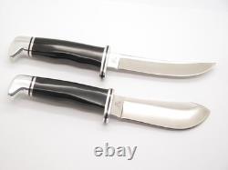 Vintage'88 Buck 115 Twin Sportsman Set 103 118 Fixed Blade Hunting Knife in Box
