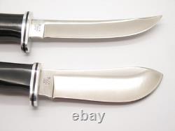 Vintage'88 Buck 115 Twin Sportsman Set 103 118 Fixed Blade Hunting Knife in Box