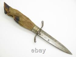 Vintage A. W. Walker and Son Austria Deer Hoof Fixed Blade Dagger Knife