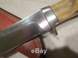 Vintage AG Russell Bob Dozier Handmade Knife. Hunter Bowie. Used