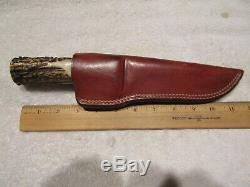 Vintage AG Russell Bob Dozier Handmade Knife. Hunter Bowie. Used