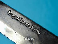 Vintage Alamo Japan Japanese Original Bowie Stag Handle Hunting Knife with Sheath