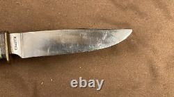 Vintage / Antique Hunting Knife K. Ritter Solingen Germany Stag Handle Rare