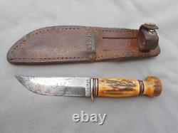 Vintage Antique Kabar Union Cutlery Co Reg Us Pat Little Trading Post Knife Shea
