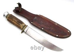 Vintage Anton Wingen Jr Othello Hunting Knife Stag Handle Solingen Germany