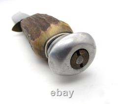 Vintage Anton Wingen Jr Othello Hunting Knife Stag Handle Solingen Germany