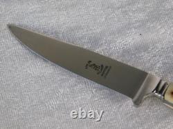 Vintage Anton Wingen Jr Stag Antler Handle Germany 7 Hunting Knife with Sheath