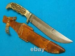 Vintage Anton Wingen Othello Germany Stag Original Trapper Knife Hunting Bowie