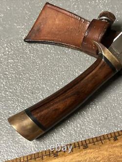 Vintage BROWNING Fixed Blade Knife Model 40181 With Sheath Sportsman Hunting USA