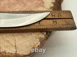 Vintage Bear MGC Cutlery Made USA 12 Bowie Knife withSheath Bone Handles-1977.26