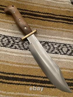 Vintage Blackjack Shining Mountains Bowie 52-100 Survival Fighting Knife withCase
