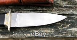 Vintage Bob Dozier Custom Handmade Hunting Knife