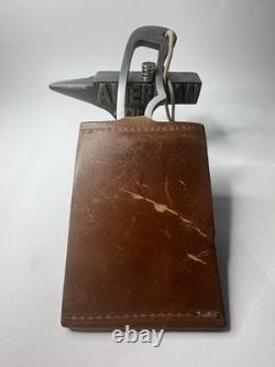 Vintage Bowen Knife Blackshear, Ga Skinner, Hunting Knife, Skeleton Handle